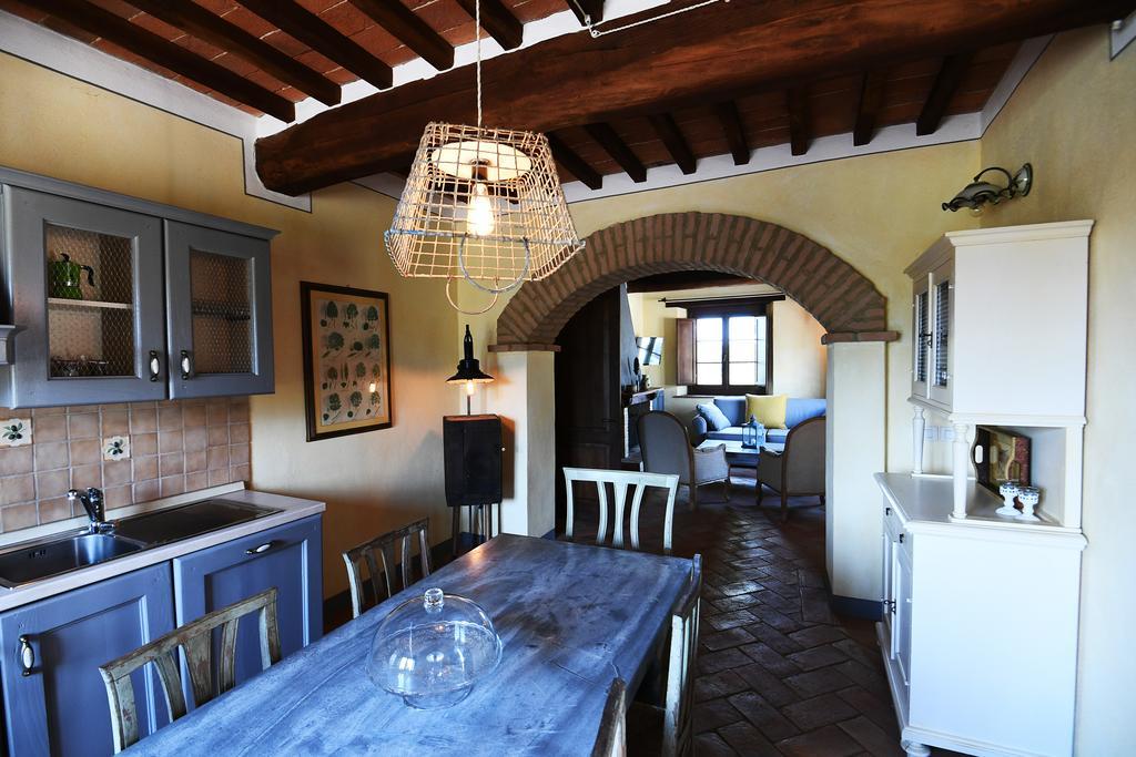 La Tana Del Bianconiglio Villa Castiglione dʼOrcia Szoba fotó