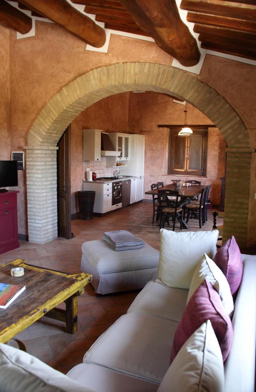 La Tana Del Bianconiglio Villa Castiglione dʼOrcia Kültér fotó
